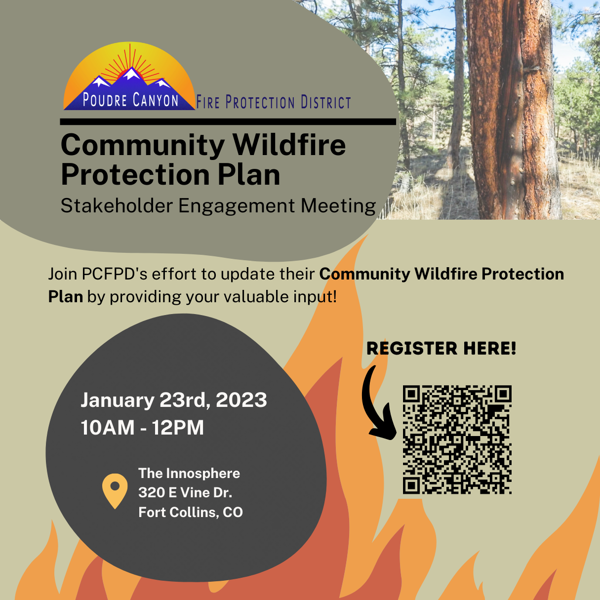 PCFPD Stakeholder Meeting Flyer (Square)